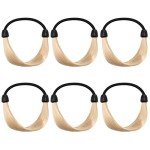 ABOOFAN 6-Pack Ouchless Hair Ties for Women