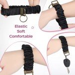 4 Pack Elastic Scrunchie Keychain Wristlets for Women