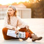 6 Pack Knit Headbands with Bow for Women