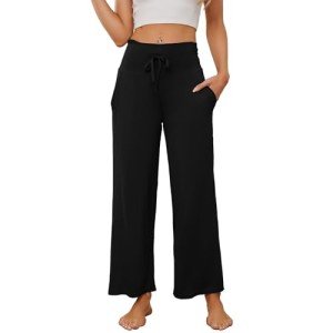 Heartnice Women's Loose High-Waisted Pajama Pants