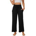 Heartnice Women's Loose High-Waisted Pajama Pants