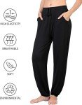 Rosyline Women's Soft Lounge Jogger Pants - Black XL