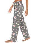 Comfy Cotton Pajama Pants with Pockets - Floral