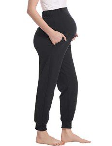 Joyaria Women's Over Belly Pregnancy Lounge Pants