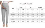 Joyaria Women's Over Belly Pregnancy Lounge Pants