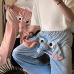 Cute Cartoon Elephant Pajama Pants for Relaxing