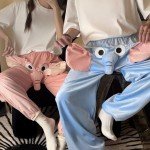 Cute Cartoon Elephant Pajama Pants for Relaxing
