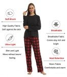 Cozy Red Fleece Plaid Pajamas for Women