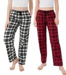 David Archy Women's Comfy Cotton Pajama Pants