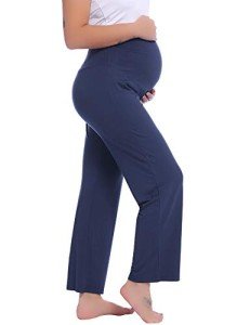 Joyaria Women's Navy Blue Maternity Pajama Pants