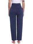 Joyaria Women's Navy Blue Maternity Pajama Pants