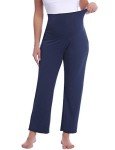 Joyaria Women's Navy Blue Maternity Pajama Pants