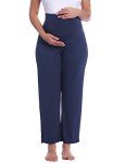Joyaria Women's Navy Blue Maternity Pajama Pants