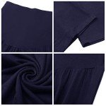 Joyaria Women's Navy Blue Maternity Pajama Pants