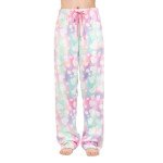 Cozy Fuzzy Pajama Pants with Drawstring, Large