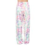 Cozy Fuzzy Pajama Pants with Drawstring, Large