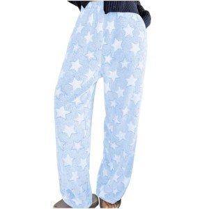 Cozy Fluffy Fleece Pajama Pants for Women