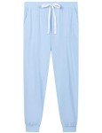 Light Blue Women's Jersey Knit Lounge Pants with Pockets