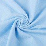 Light Blue Women's Jersey Knit Lounge Pants with Pockets