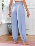 Light Blue High-Waisted Women's Harem Pants