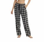 Cozy Grey Flannel Christmas Pajama Pants for Women