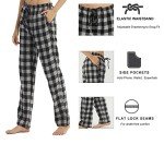 Cozy Grey Flannel Christmas Pajama Pants for Women