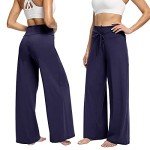 Buttery Soft Navy Plaid Pajama Pants for Women