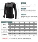 Boyzn Women's 3 Pack Long Sleeve Workout Running Shirts, UPF 50+ Sun Protection Shirts, Athletic Exercise Gym Yoga T-Shirts Black/White/Grey 3P01-S