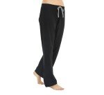 Soft Cotton Pajama Pants for Women - Black
