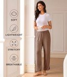 DAVID ARCHY Women's Comfy Bamboo Lounge Pants