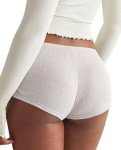 Cute Low Rise Micro Pajama Shorts for Women