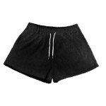 Cozy Women's Fleece Lounge Mini Pajama Shorts