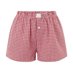 Y2K Plaid Micro Boxers for Women - Casual Lounge Shorts
