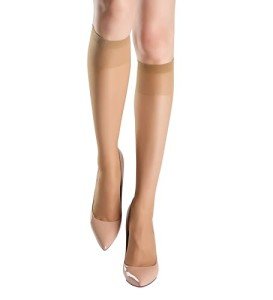 Elegant Sheer Knee High Stockings for Women - 6 Pairs