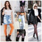 Halloween Themed Colored Fishnet Tights for Women