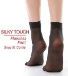 12 Pairs Women's Sheer Ankle Nylon Socks