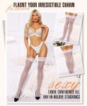 Silicon Lace Top Sexy Thigh High Stockings
