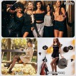 Plus Size Fishnet Thigh High Stockings - 5 Pairs