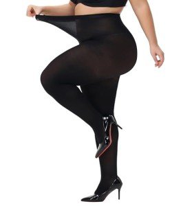 CACCICO Plus Size High Waist Tights for Women
