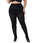 CACCICO Plus Size High Waist Tights for Women
