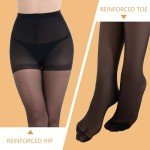 High Waist Sheer Tights, 2 Pairs for Women