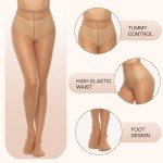 6 Pairs Ultra Thin High Waist Sheer Tights