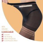High Waist Sheer Tights, 2 Pairs for Women