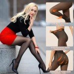 2 Pack Women's Fleece Lined Winter Tights