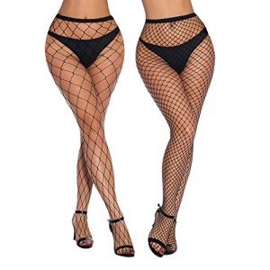 Stylish Fishnet Thigh High Stockings for Women