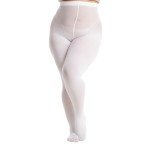 Plus Size Semi-Opaque Control Top Tights