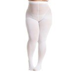 Plus Size Semi-Opaque Control Top Tights