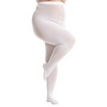Plus Size Semi-Opaque Control Top Tights