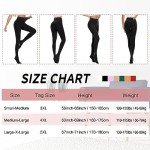 Plus Size Opaque Tights - High Waisted, Pink