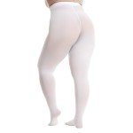Plus Size Semi-Opaque Control Top Tights